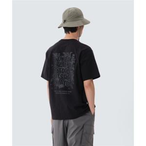 스노우피크 SNOWPEAK APPAREL 코튼 발포 레터링 반팔 티셔츠 (S25MMFTS58) Black S25MMFTS58BK 337781