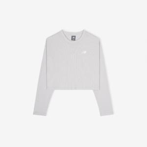 뉴발란스긴팔티 EQS NBNDF3V822-16 WOMEN 와플 긴팔티 (OVER FIT)