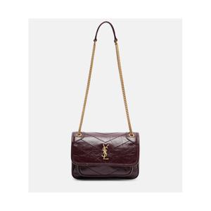 생로랑 Niki Cassandre 미니 레더 숄더 백 P01163474