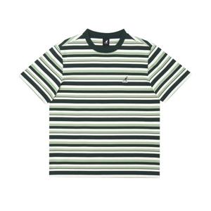 캉골 멀티 스트라이프 티셔츠 2819 그린 KSECST28190