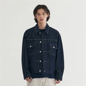 커버낫 남녀공용 원워시드 데님 자켓 인디고 CO2503JK51IN 343115
