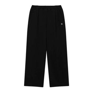 커버낫 남녀공용 세미와이드 시그니처 심볼 스웻 팬츠 블랙 CO2503PT02BK 342976