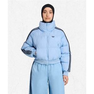 아디다스 ADIDAS 크롭 합성 다운 퍼퍼 - 애쉬블루 JX2969 2532455