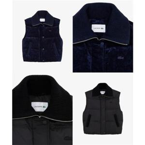 라코스테 (여성) 25FW 스웨터 카라 다운베스트 BF421E-55N 2컬러 (택1) 353091