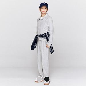 [지오다노 주니어]03416511 여아 립 와이드 트레이닝 팬츠