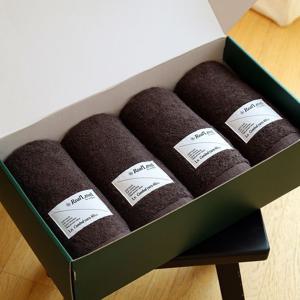 [송월타올]1퍼센테이지 크런치 210g 40수 타올 4P 선물세트