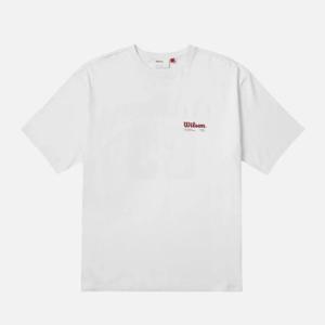 윌슨반팔티 VQA W252001NTS45-WHT 올라운더 백그래픽 오버핏 티셔츠