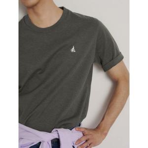 [빈폴멘] [Essential] 라운드 반소매 티셔츠 카키 (BC6242E72H)