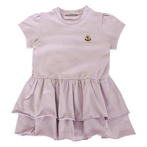 몽클레어 26SS 키즈 로고 원피스 라일락 8I00004 89AUM 509