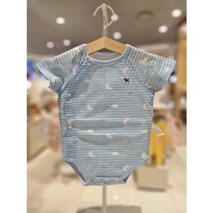 블루독베이비[hu] 26SS여름신상 BL)비치버드바디수트 46370-040-13 우주복 반팔수트 슈트 외출복 내의