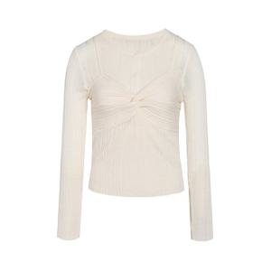 [제이제이 지고트]시스루 골지 가디건+꼬임 뷔스티에 세트 GS3N1CD351