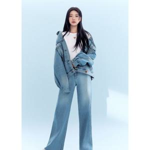 [게스]여성 아웃심 포인트 와이드(YQ1D0025_MBL)