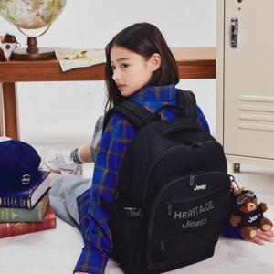 [지프키즈]헤리티지 지프 메쉬 백팩  KR0GAU002-BK