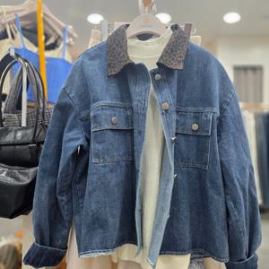 [레코브]호피배색데님자켓  LC61F3DJ506C