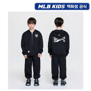 [MLB키즈PG] 스포티브 베이직 아동 후드 집업 세트 7AS2B0461-50BKS