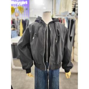 밸리걸 세이브존01 더블 집업 레이어드 후드 항공 점퍼 619870