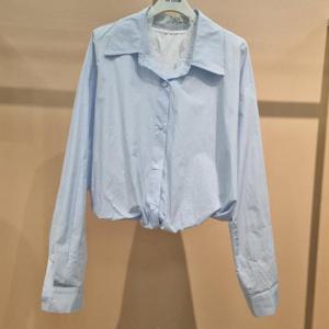 라티움 HC34 봄 밑단배딩처리 루즈핏숏짧은남방셔츠 T2613bl27