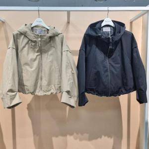 라티움 HC34 봄간절기 루즈핏 크롭 숏 하이넥오버핏 후드점퍼 T2651jp01