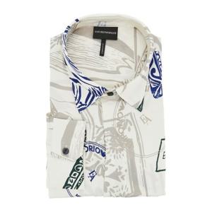 엠포리오아르마니 비스코스 롱슬리브 셔츠 EM005762 AF13285 FZ