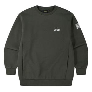 [지프]남녀공용 지구본 루즈핏 맨투맨 JR1TSU811