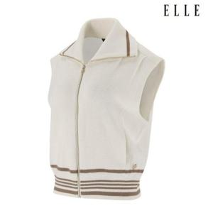 엘르골프 세이브존01 여성 카라넥 풀 오픈 니트 베스트 6K63102 220
