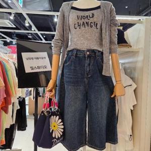 밀스튜디오 DP02 7부 통반바지 LR9jes107