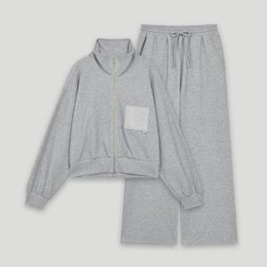 [코데즈컴바인] 가죽패치 집업 팬츠 셋업 (CLA-XX391W1)