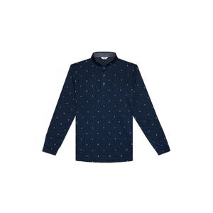 [BY파크랜드][오스틴리드]네이비 올오버 프린트 티셔츠-A1TL2310