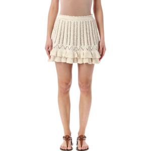 이자벨마랑에뜨왈 프릴 니트 미니 스커트 JU0473FAD1L04E 23EC