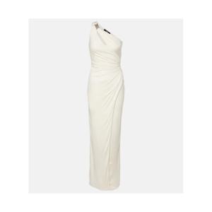 베르사체 Medusa 95 개더 저지 이브닝 가운 P01129247