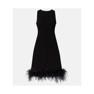 막스마라 Semito 페더 트리밍 미디 드레스 P01124010