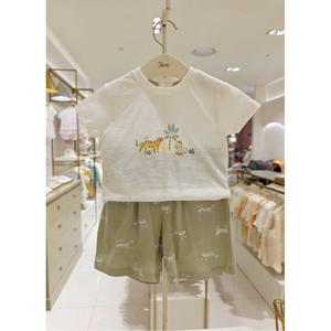 (에뜨와) (07T323014) (백일돌선물)카일정글포인트상하 (유아/출산/백일/돌선물/조카선물)