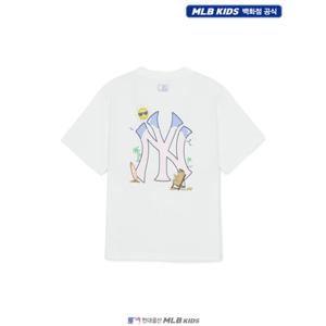 [MLB키즈US] (7ATSL0363-50WHS) 스포티브 라이크 베이스볼 빅럭스 티셔츠 아동티셔츠 키즈티셔츠