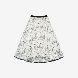 베스띠벨리 세이브존04 쉬폰 밴딩 배색 스커트 BKSAE23530