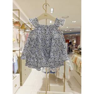 (에뜨와) (07T353082) (백일돌선물)엘라플라워상하 (유아/출산/백일/돌선물/조카선물)