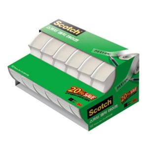 3M스카치 스카치 세이빙팩 매직테이프 3M 122A-6 (18mmx16m)