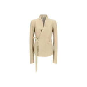 릭오웬스 할리우드 V넥 레더 재킷 RP01F6749LBF