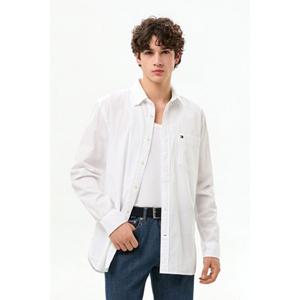 [타미힐피거종합관] 남성 시어서커 솔리드 셔츠 T12G1WSH130MT2 YCF