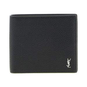 26 SS 생로랑 티니 카산드라 이스트 웨스트 레더 지갑 블랙 847954AAELP