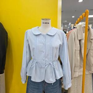 르피타 DP01 진주단추블라우스 L261UBL374