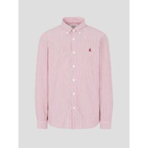 [빈폴멘] 시어서커 스트라이프 셔츠 레드 (BC6364C186)