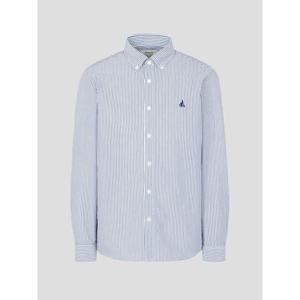 [빈폴멘] 시어서커 스트라이프 셔츠 블루 (BC6364C18P)