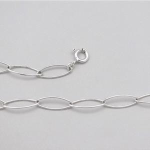 [폭스타일] [Silver925] Oval chain anklet