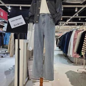 밀스튜디오 DP02 허리반밴딩 와이드 청바지 LS3JES102