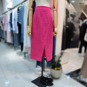 [잇미샤][잇미샤] 프린지 슬릿 트위드 스커트(ITO9WSK300)_DG