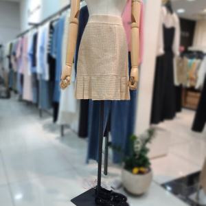 [잇미샤][잇미샤] 글리터 믹스 셋업 니트 스커트(ITO9KSK510)_DG