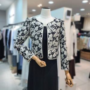 [잇미샤][잇미샤] 라인 배색 자카드 자켓(ITO8WJK100)