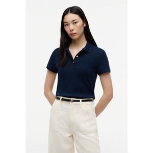 [타미힐피거종합관] 여성 골드 버튼 폴로 셔츠 T22G1TPI052WT1 C1G