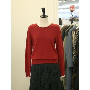 메종블랑쉬 세이브존03 르피타 레이스 배색 포인트 라운드 니트 AQL254BSWA57A