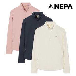네파 여성 패스파인더 베이직 긴팔 집업 티셔츠 7M25401